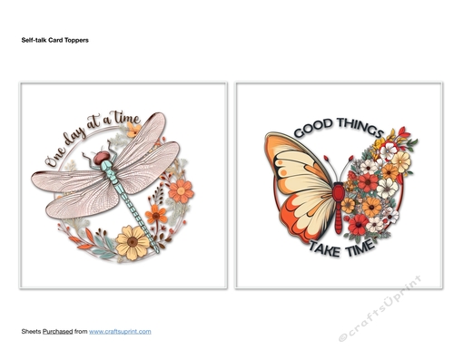 Self-talk Card Toppers