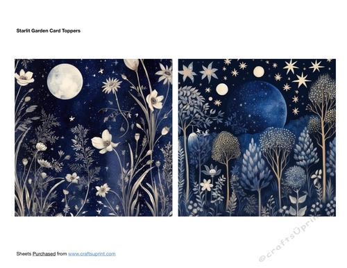 Starlit Garden Card Toppers