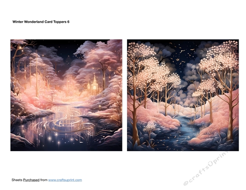 Winter Wonderland Card Toppers 6