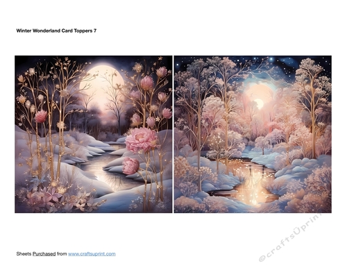 Winter Wonderland Card Toppers 7