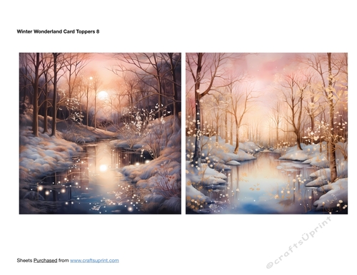 Winter Wonderland Card Toppers 8