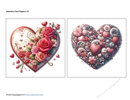 Valentine Card Toppers 10