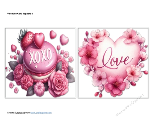 Valentine Card Toppers 9
