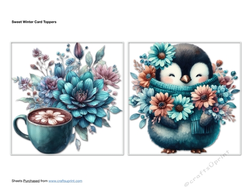 Sweet Winter Card Toppers