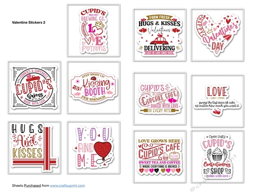 Valentine Stickers 2