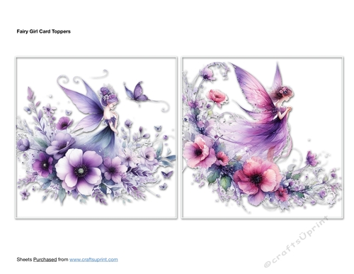 Fairy Girl Card Toppers