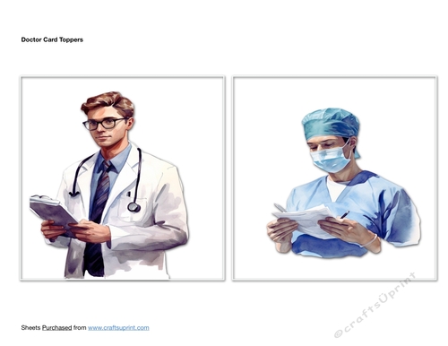 Doctor Card Toppers
