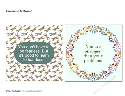 Encouragement Card Toppers 4