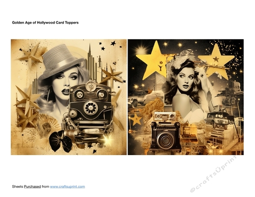 Golden Age of Hollywood Card Toppers