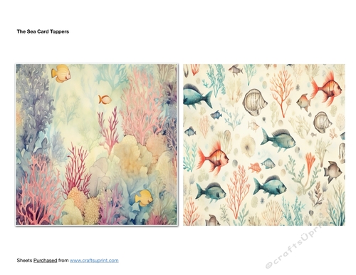 The Sea Card Toppers