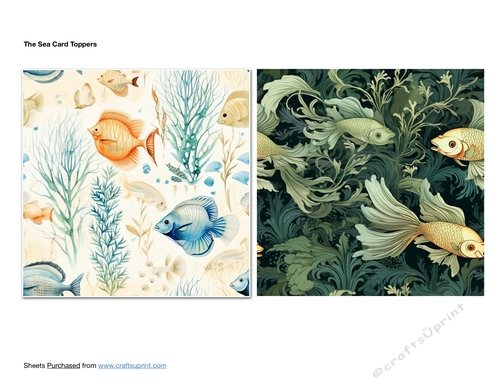 The Sea Card Toppers