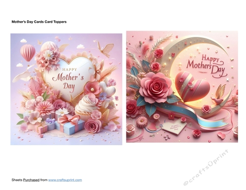 Mothers Day Card Toppers