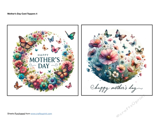 Mothers Day Card Toppers 4