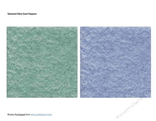 Textured Fibre Card Toppers