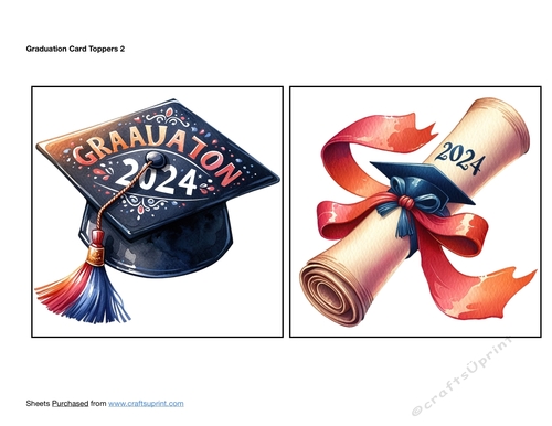 Graduation Card Toppers 2