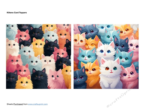 Kittens Card Toppers