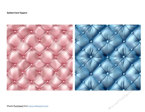 Quilted Card Toppers