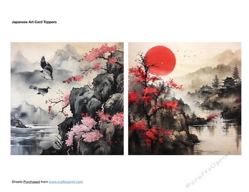 Japanese Art Card Toppers