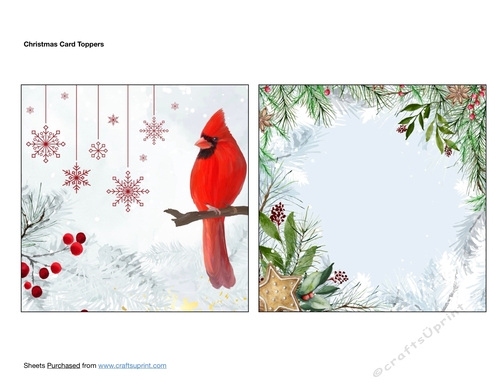 Christmas Card Toppers