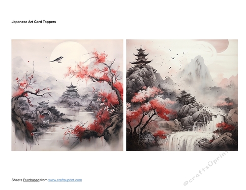 Japanese Art Card Toppers