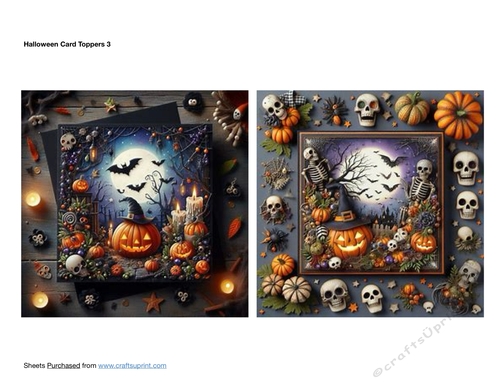 Halloween Card Toppers 3