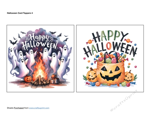Halloween Card Toppers 4
