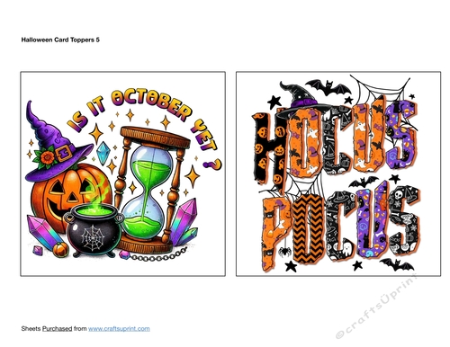 Halloween Card Toppers 5