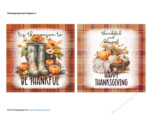 Thanksgiving Card Toppers 4