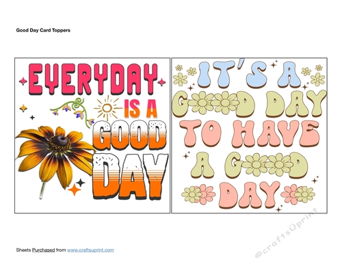 Good Day Card Toppers