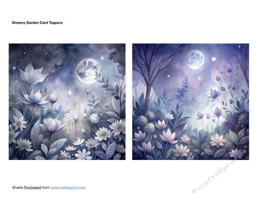 Dreamy Garden Card Toppers