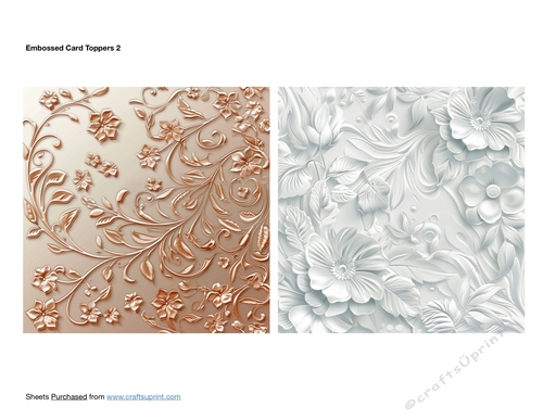 Embossed Card Toppers 2