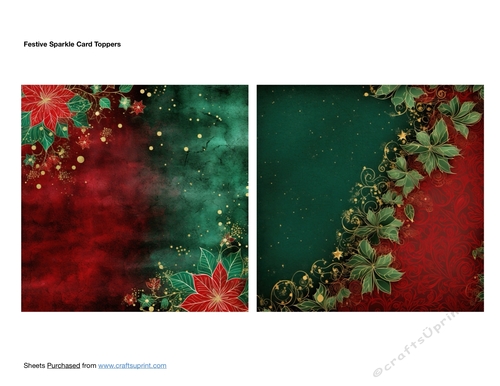 Festive Sparkle Card Toppers