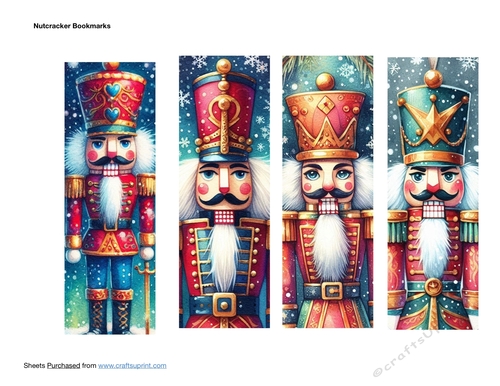 Nutcracker Bookmarks