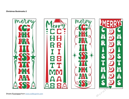 Christmas Bookmarks 2