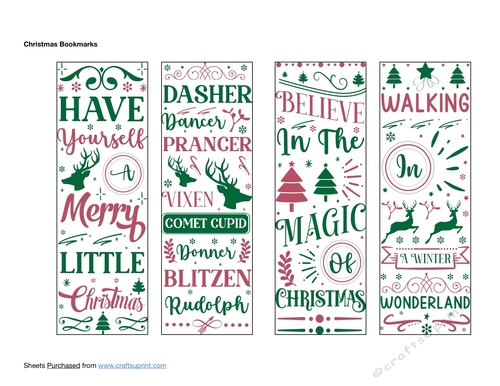 Christmas Bookmarks
