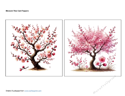 Blossom Tree Card Toppers