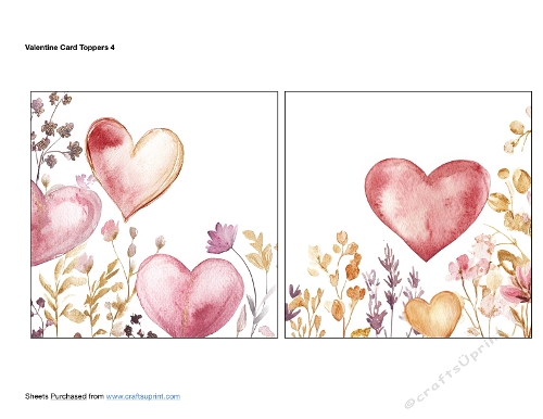 Valentine Card Toppers