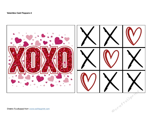 Valentine Card Toppers 4 