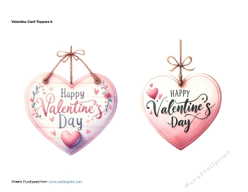 Valentine Card Toppers 6