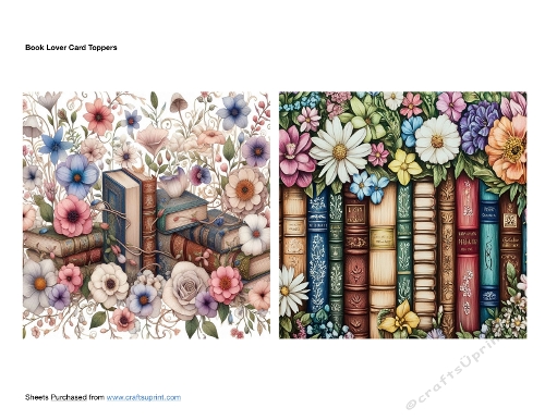 Book Lover Card Toppers