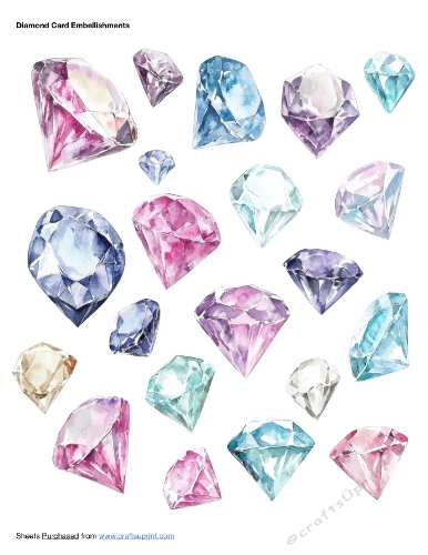 Diamond Card Embellishments