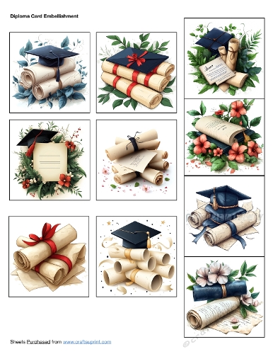 Diploma Card Embellishments