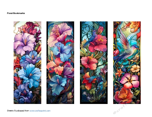 Floral Bookmarks