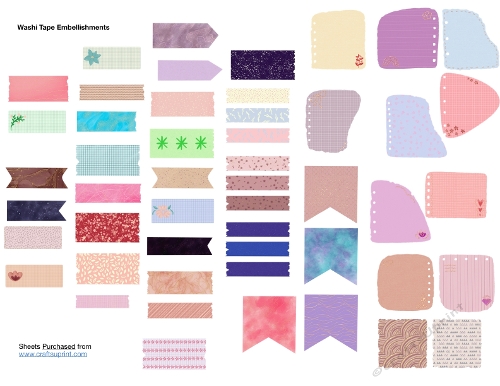 Washi Tape Card Embellishments