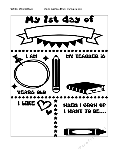 First Day Of School Stats