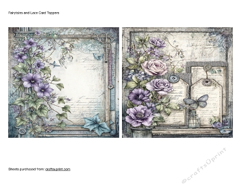 Fairytales and Lace Card Toppers