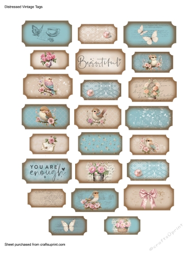 Distressed Vintage Tags