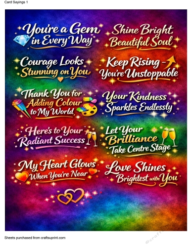 Card Sayings 1