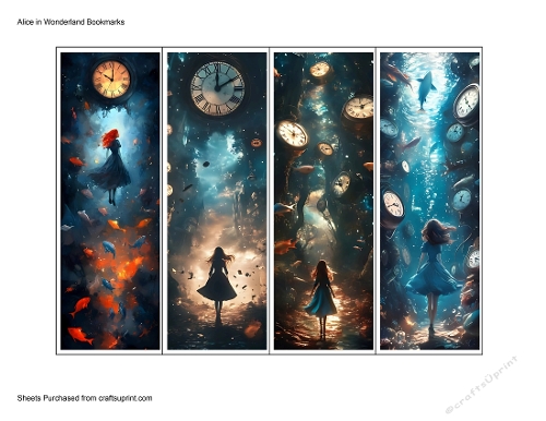 Alice in Wonderland Bookmarks