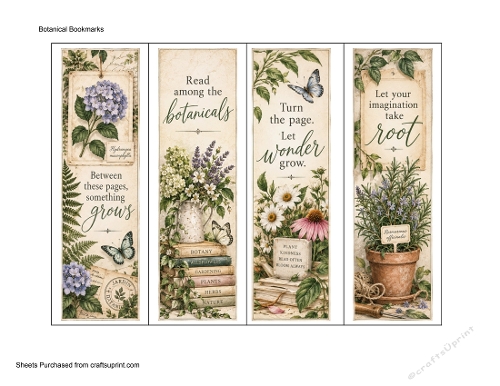 Botanical Bookmarks